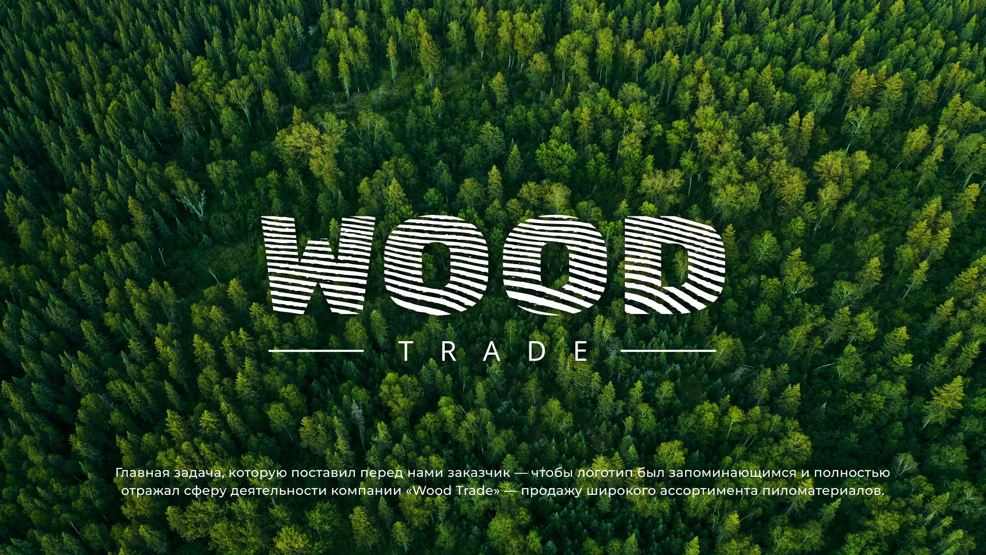 Разработка логотипа для компании «Wood Trade» в Когалыме