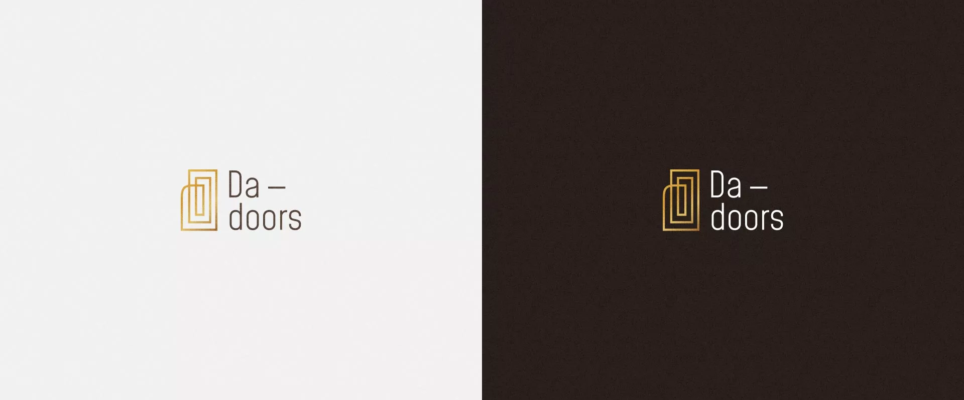 Разработка логотипа для компании «DA-DOORS» в Когалыме